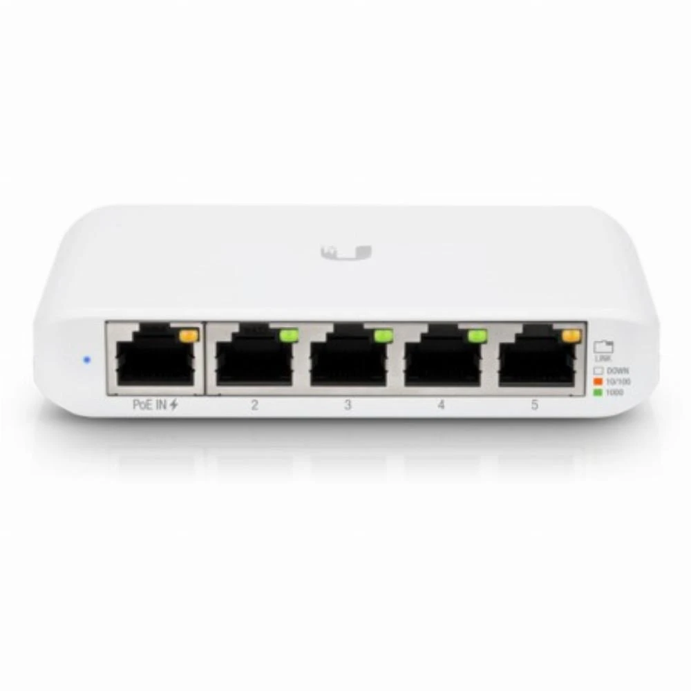 Šakotuvas UBIQUITI USW-Flex-Mini-3 jungiklis UniFi 5x RJ45 1000Mb/s 1x PoE 3 pakuotėse
