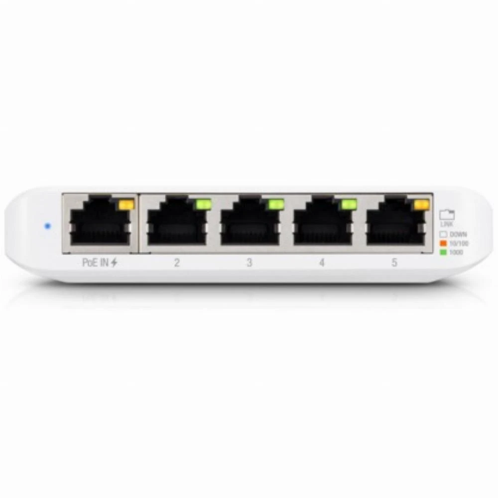 Šakotuvas UBIQUITI USW-Flex-Mini-3 jungiklis UniFi 5x RJ45 1000Mb/s 1x PoE 3 pakuotėse