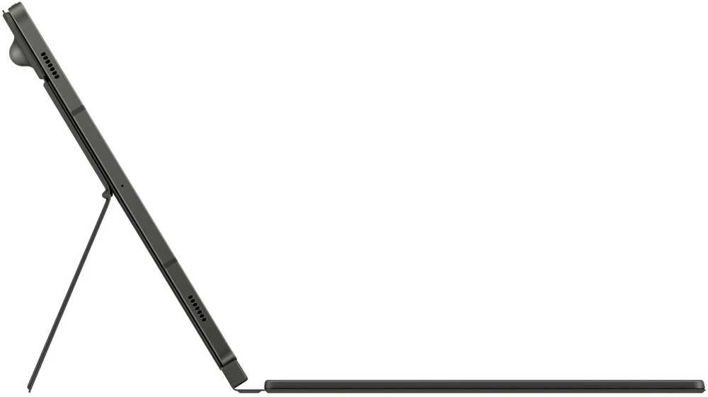 „Samsung“ knygų dėklas su klaviatūra, skirtas „Galaxy Tab S9/9 FE/S10“ (juodas)