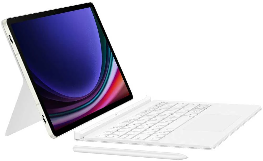 Samsung EF-DX725 QWERTZ vokiškas „Pogo Pin“ Baltas (EF-DX725BWGGDE)