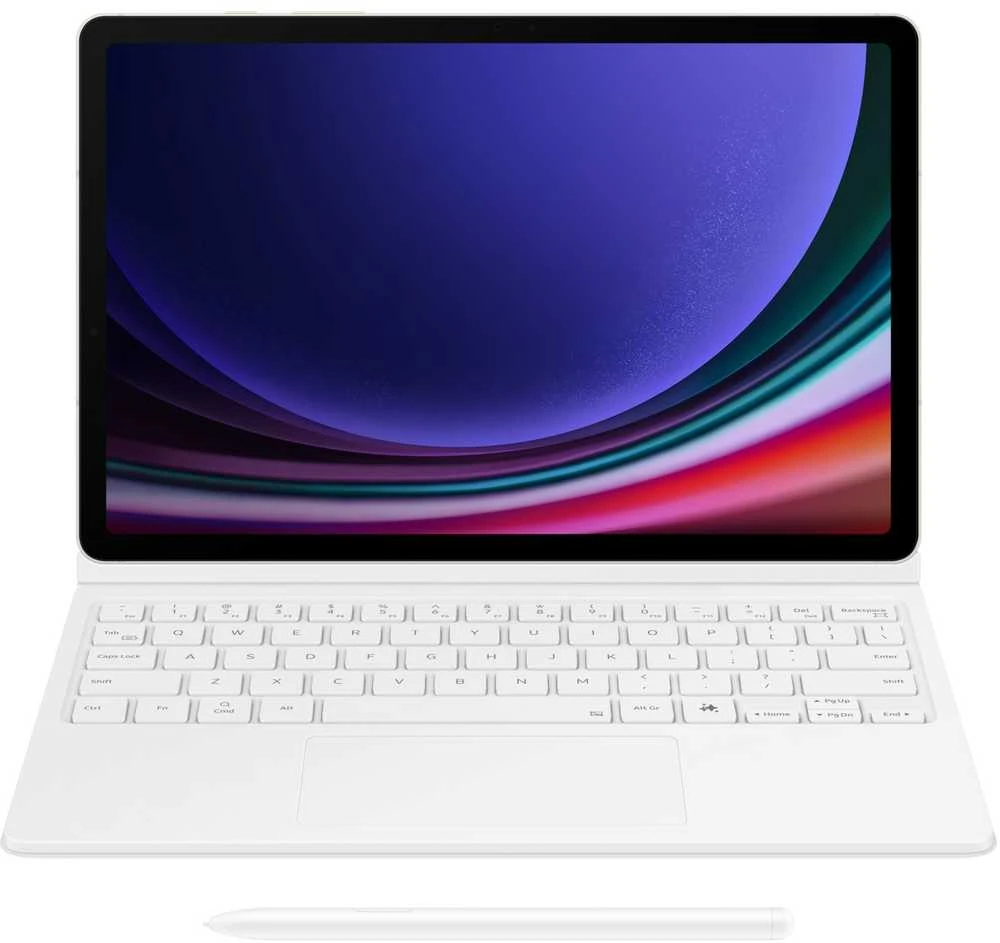 Samsung EF-DX725 QWERTZ vokiškas „Pogo Pin“ Baltas (EF-DX725BWGGDE)