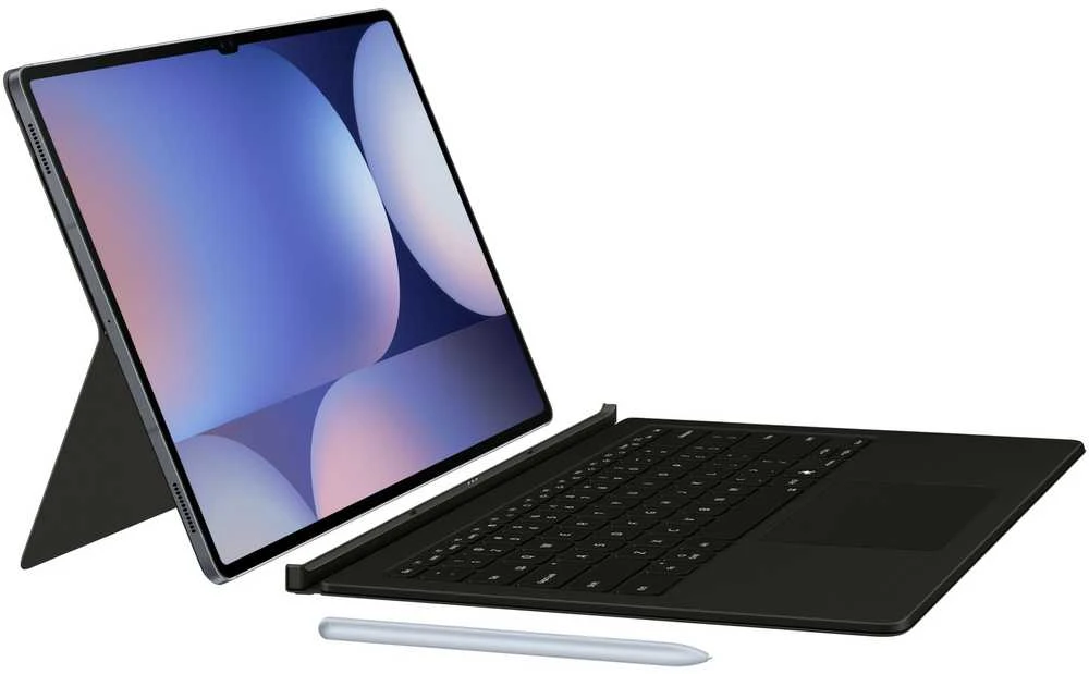 Samsung EF-DX925 QWERTZ Vokiškas Pogo Pin Juodas