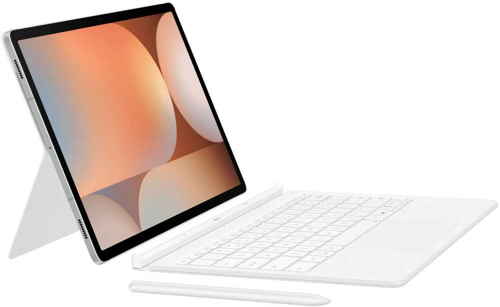 Dėklas Samsung Galaxy Tab S10+/S9+/S9 FE+, Baltos spalvos