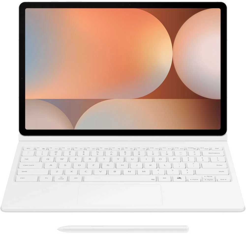 Dėklas Samsung Galaxy Tab S10+/S9+/S9 FE+, Baltos spalvos