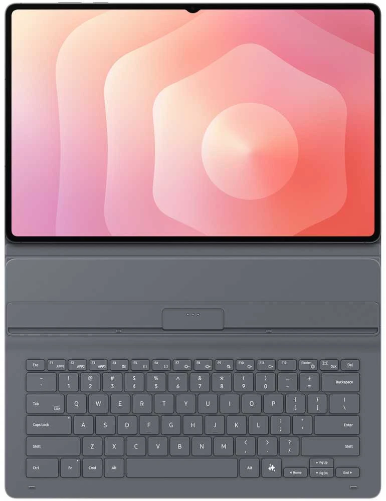 Samsung Dėklas su klaviatūra Book Cover Slim do Galaxy Tab S11 Ultra Juodas