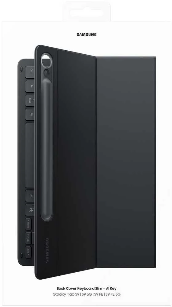 Samsung Book Cover Keyboard Slim für Galaxy Tab S9 | S9 FE (Pažeista pakuotė)