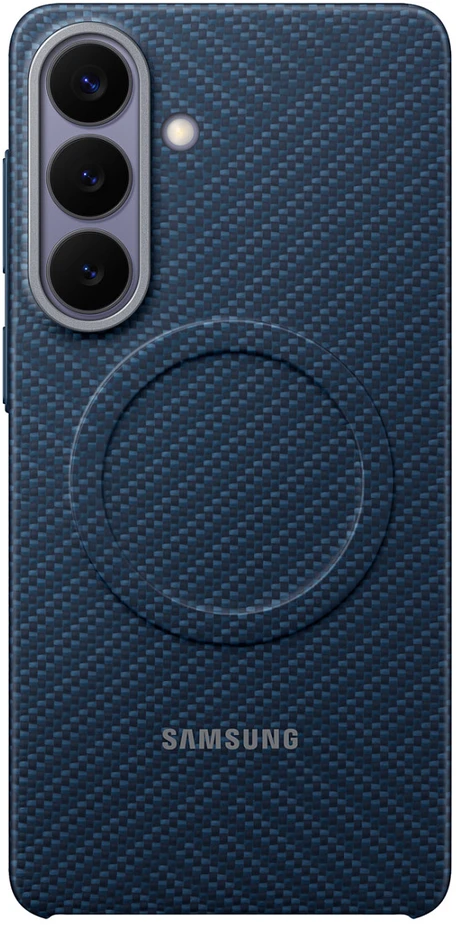 KS947SC anglies pluošto magnetinis dėklas „Samsung Galaxy S26 Plus“, Mėlyna violetinė
