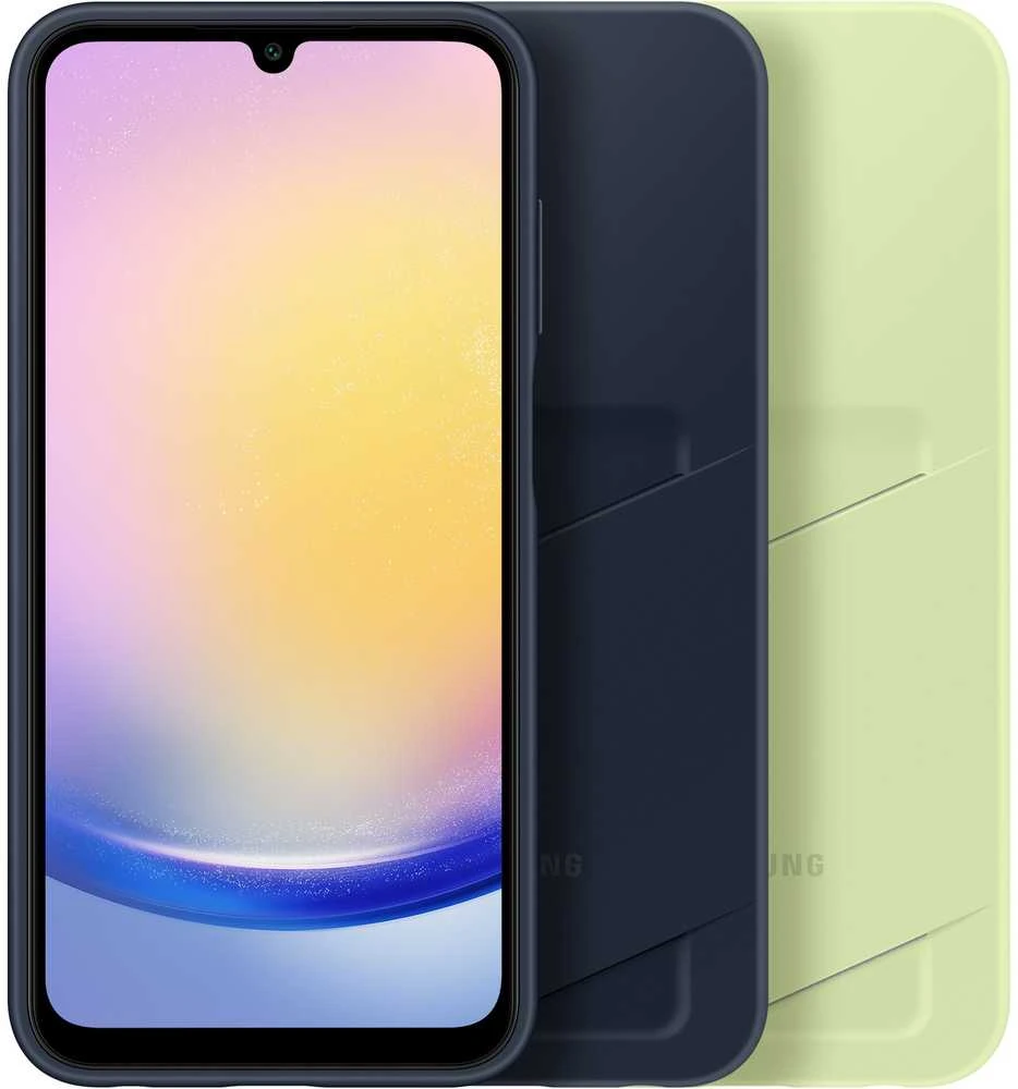 Dėklas Samsung Galaxy A25 5G Card Slot Cover Mėlyna Juodas