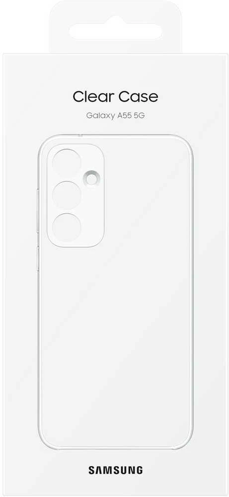 Dėklas „Samsung Galaxy A55“ minkštas skaidrus dangtelis, skaidrus