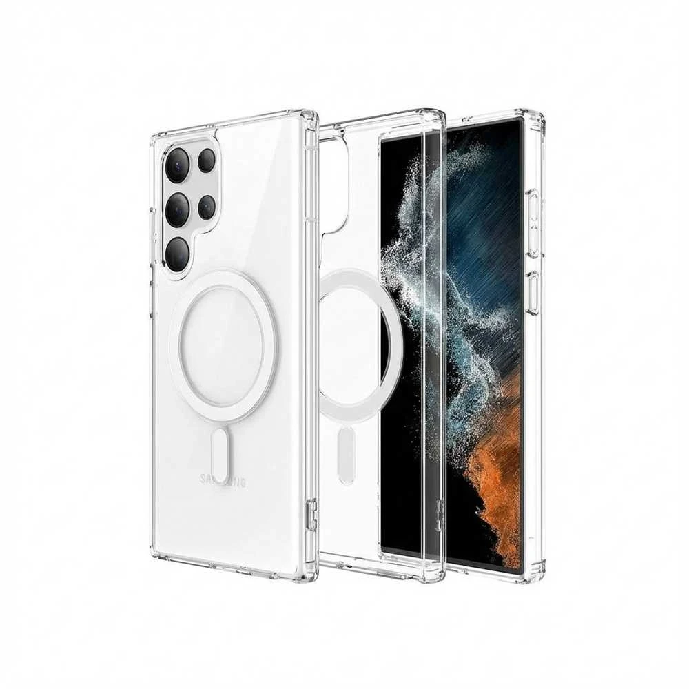 112803 Dėklas Samsung Clear Magnet Dėklas skirtas Galaxy Z Fold7 skaidrus