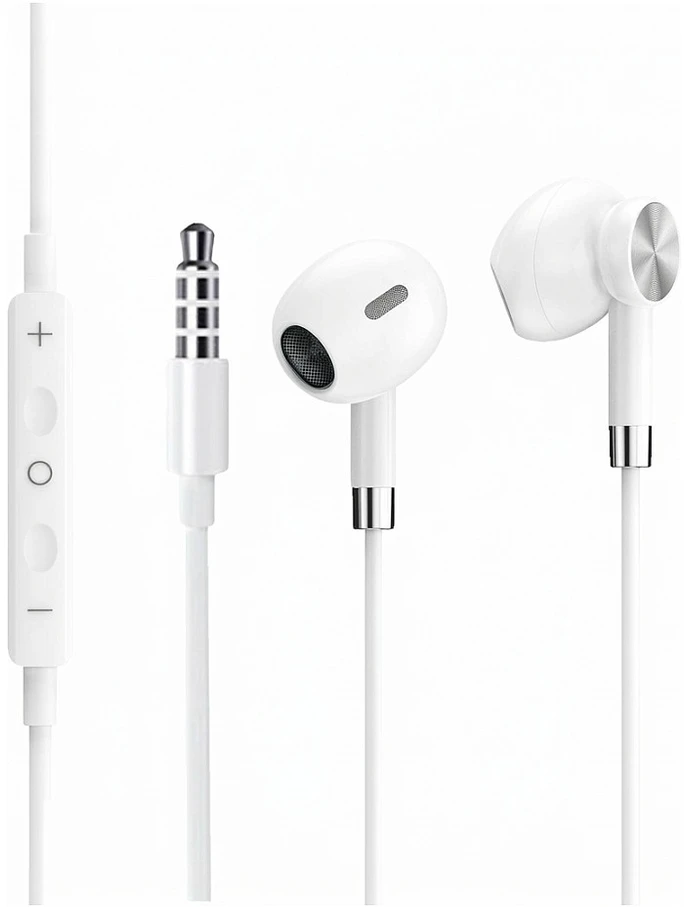 Ausinės Samsung Dawnkey Magnetic Earphone, 3,5mm wtyk, Baltas