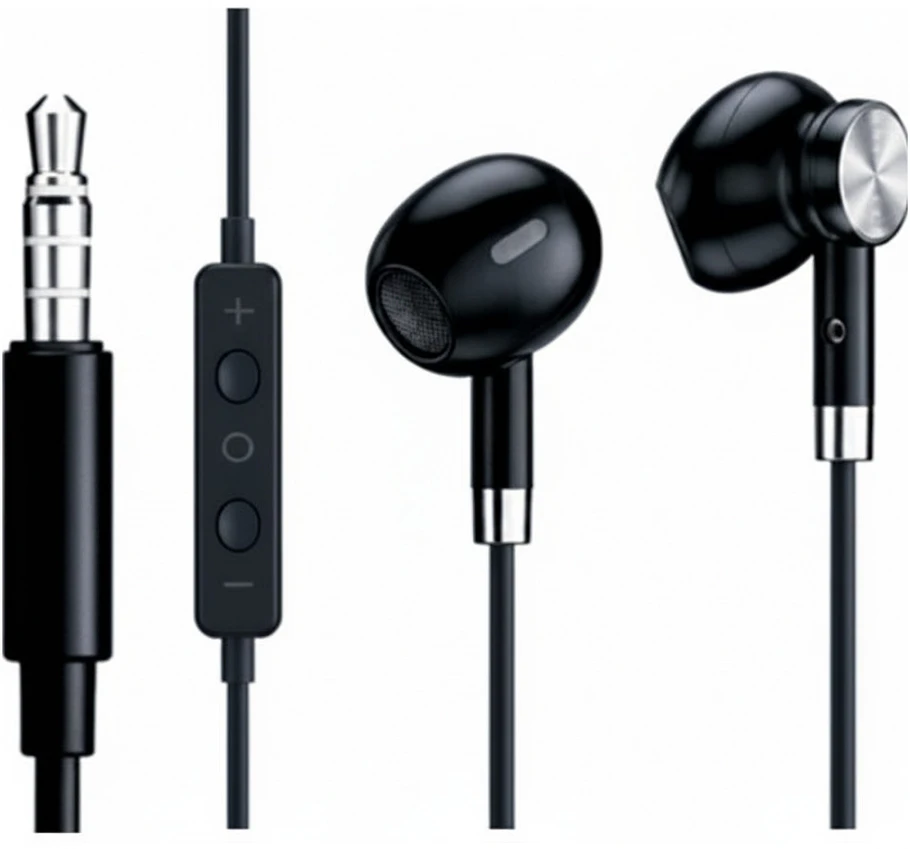 Ausinės Samsung Dawnkey Magnetic Earphone 3,5mm wtyk Juodas