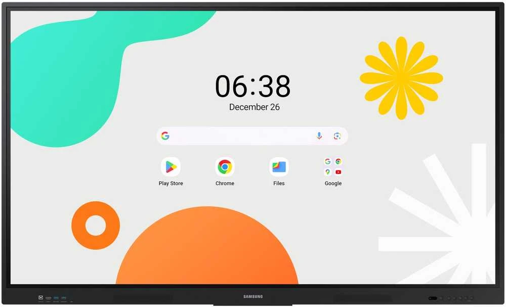 Monitorius SAMSUNG WAF EBOARD WA86F, 86", ANDROID 14 (OCTACORE, 8GB RAM, 64GB STORAGE), UHD, LANDSCAPE ONLY