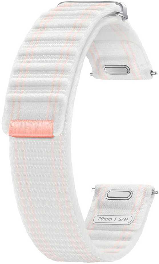 SVL30SWEGEU Fabric Band (S/M) Samsung Galaxy Watch7/Watch4 (Rožinė Baltas)