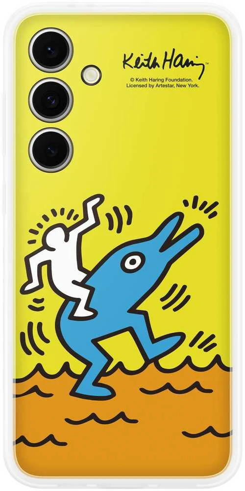 112803 Samsung Galaxy S24 FE FlipSuit (EF-MS721CYEGWW) dėklas telefonui geltonos spalvos