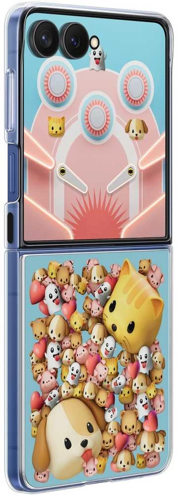 Dėklas ZF766CTEGWW Flipsuit Samsung Galaxy Flip7, Transparent