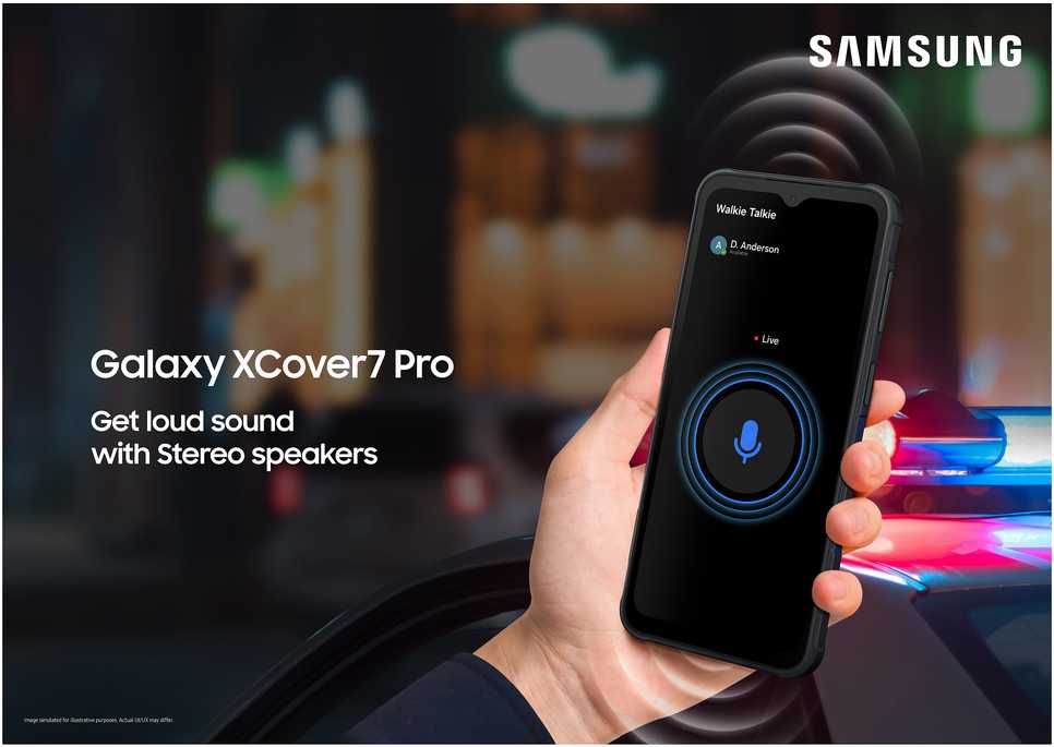 Išmanusis telefonas Samsung Galaxy XCover 7 Pro G766B 5G 128GB Dual Sim Enterprise Edition – Juodas