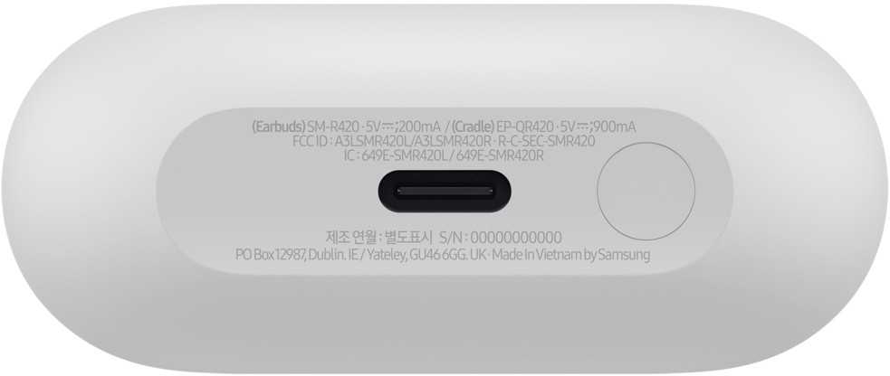 Ausinės Samsung Galaxy Buds3 FE R420 – pilkos spalvos
