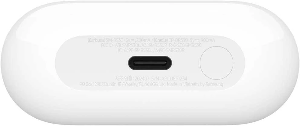 Samsung Galaxy R530 Buds 3 belaidės ausinės, Baltos spalvos