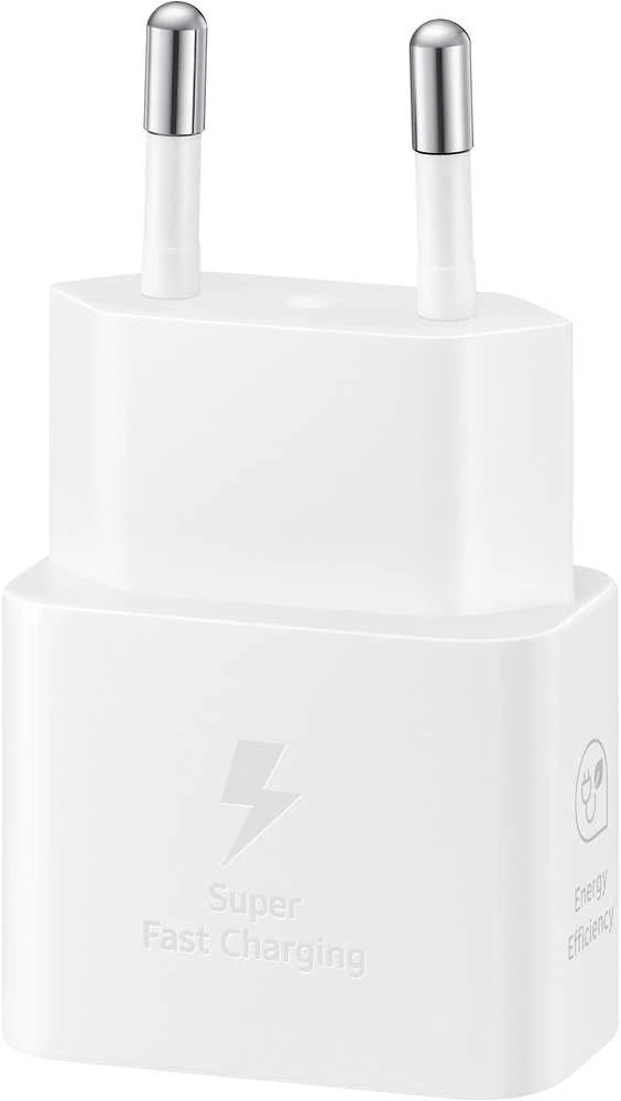 „Samsung Galaxy“ maitinimo adapteris USB C tipo, 25 W, 1 m, baltas