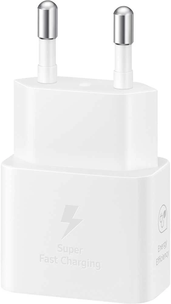 „Samsung Galaxy“ maitinimo adapteris USB C tipo, 25 W, 1 m, baltas