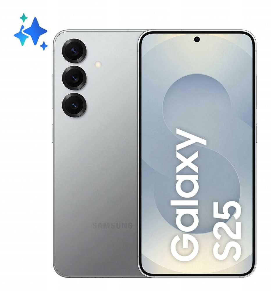 Išmanusis telefonas Samsung Galaxy S25 S931 5G Dual Sim 12GB RAM 256GB – Sidabrinis Shadow