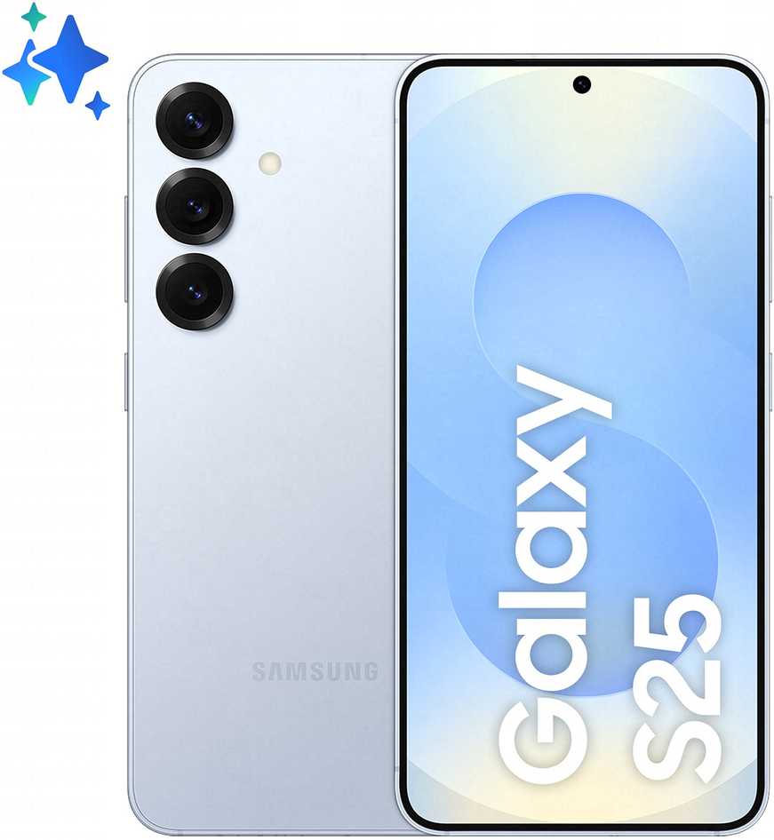 Išmanusis telefonas Samsung Galaxy S25 S931 5G Dual Sim 12GB RAM 512GB – Icy Mėlyna