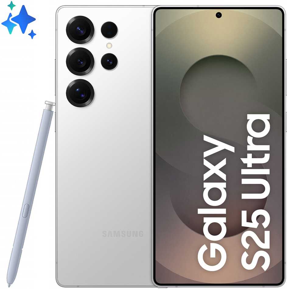 Išmanusis telefonas Samsung Galaxy S25 Ultra S938 5G Dual Sim 12GB RAM 512GB - Titanium Whitesilver
