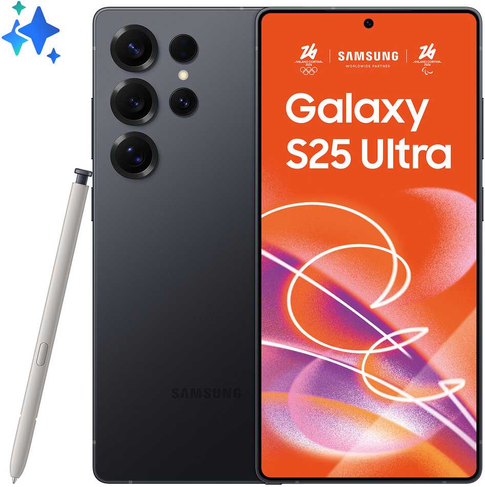 Išmanusis telefonas Samsung Galaxy S25 Ultra 5G 12/1TB Titanium Jetblack (SM-S938BAKHEUB)