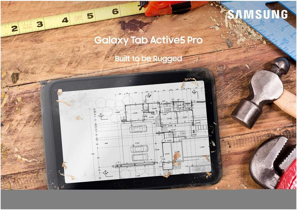 Planšetė Samsung Galaxy Tab Active 5 Pro X356 10.1 5G 8GB RAM 256GB Enterprise Edition – Žalias