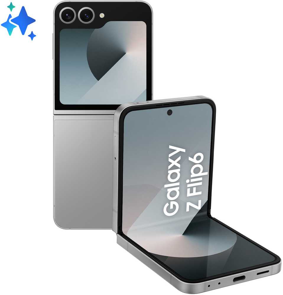 Samsung Galaxy Flip6 Sidabrinis Shadow 512GB