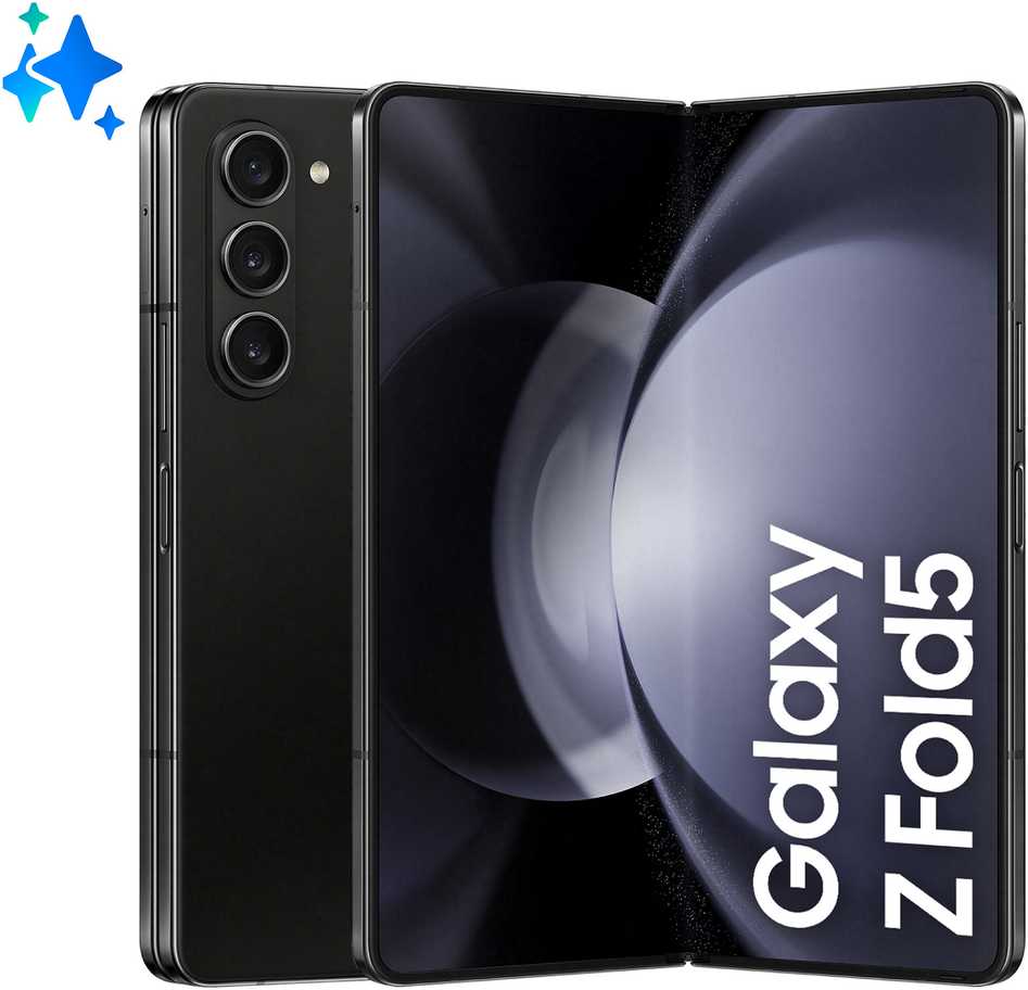 Išmanusis telefonas Samsung Galaxy Fold 5, 512GB, Fantomo juodos spalvos (Phantom Black)