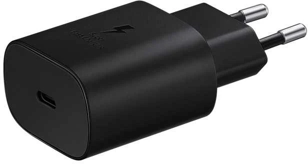 TA800NBE Samsung 25W Travel Adapteris (be laido) Juodas (Juodas)