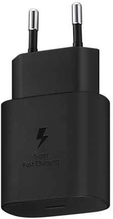 TA800NBE Samsung 25W Travel Adapteris (be laido) Juodas (Juodas)
