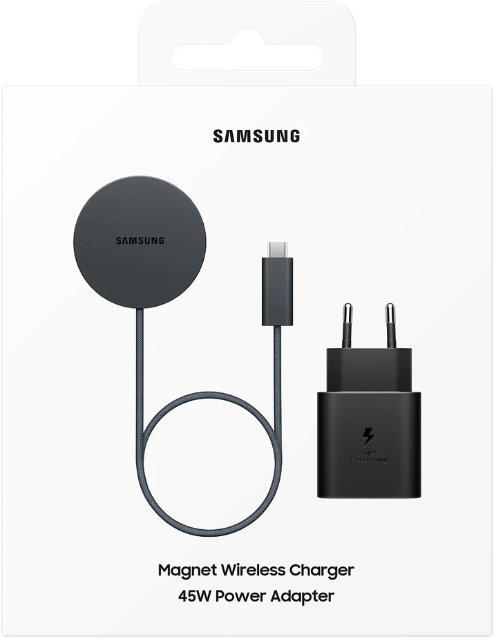 112803 EP-P2900TBE Samsung Magnetinis belaidis įkroviklis 25W Tamsiai pilkas + Adapteris 25W