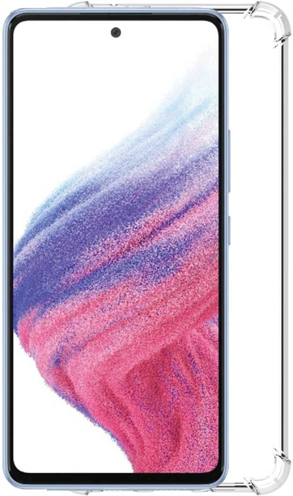 „Samsung Mobeen Clear“ dėklas, skirtas „Galaxy A26 5G“. Permatomas.
