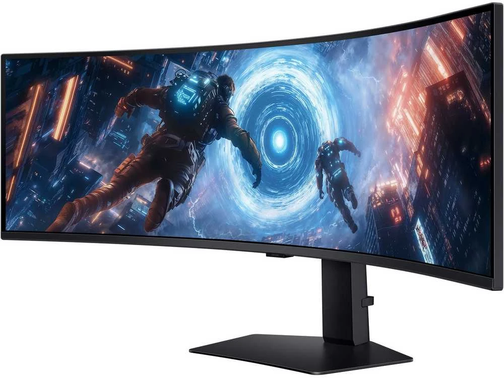Monitorius Samsung | LS49FG910EUXEN | 49 " | VA | DQHD | 32:9 | 144 Hz | 1 ms | 5120 x 1440 pikselių | 350 cd/m² | HDMI jungtys quantity 2 | Juodas