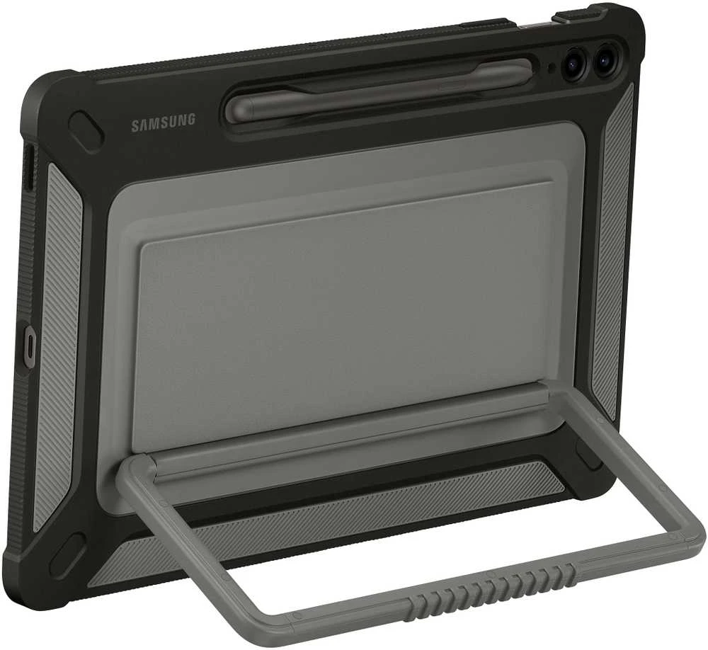 112803 Dėklas Samsung EF-RX610CBEGWW Tab S9 FE+ juodos spalvos apsauginis dėklas