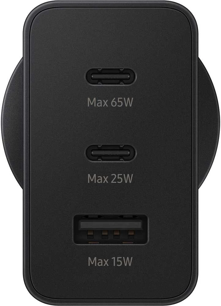 Samsung Power Adapteris Trio 65W įkroviklis be Datenkabel USB Type-C juodas