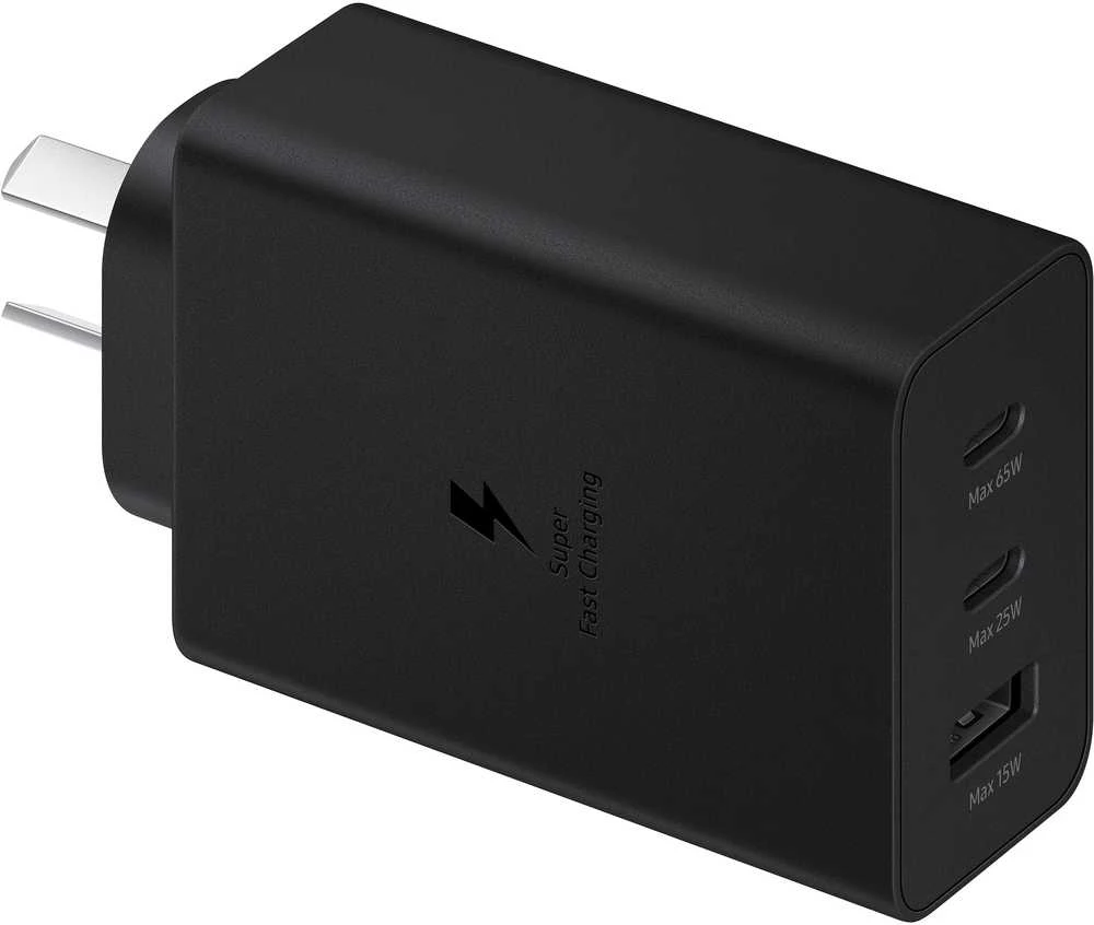 Samsung Trio įkroviklis su trimis USB lizdais