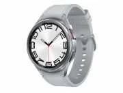 Išmanusis laikrodis Samsung Galaxy Watch 6 Classic, 47 mm, Sidabro spalvos korpusas su pilkos spalvos dirželiu