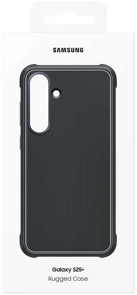 112803 EF-RS936CBE Samsung Rugged Galaxy S25 Plus dėklas telefonui juodos spalvos