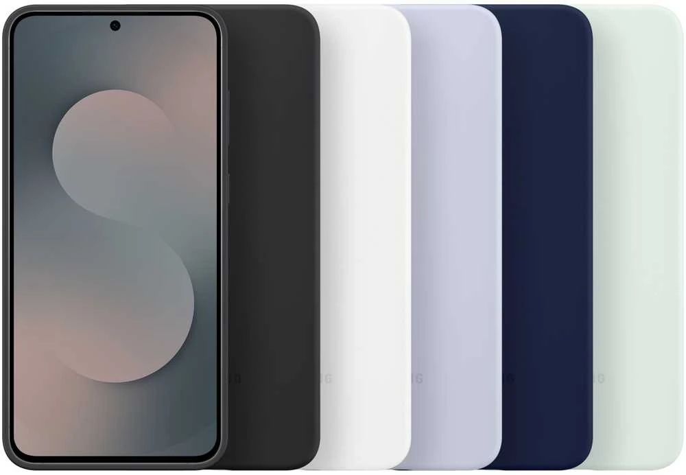 Samsung Galaxy S25 FE silikoninis dėklas, tamsus Mėlyna