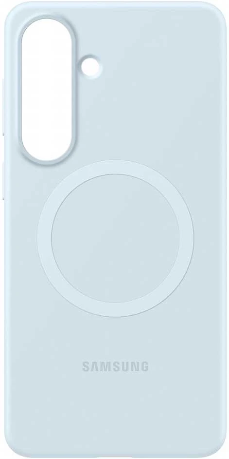 Samsung Galaxy S26+ silikoninis magnetinis dėklas su šviesa Mėlyna
