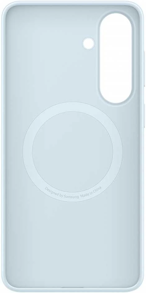 Samsung Galaxy S26+ silikoninis magnetinis dėklas su šviesa Mėlyna