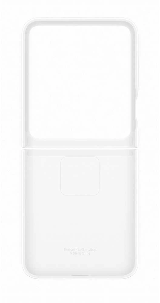 PF741TWEGWW Silikoninis dėklas Samsung Galaxy Flip7 FE, Baltas