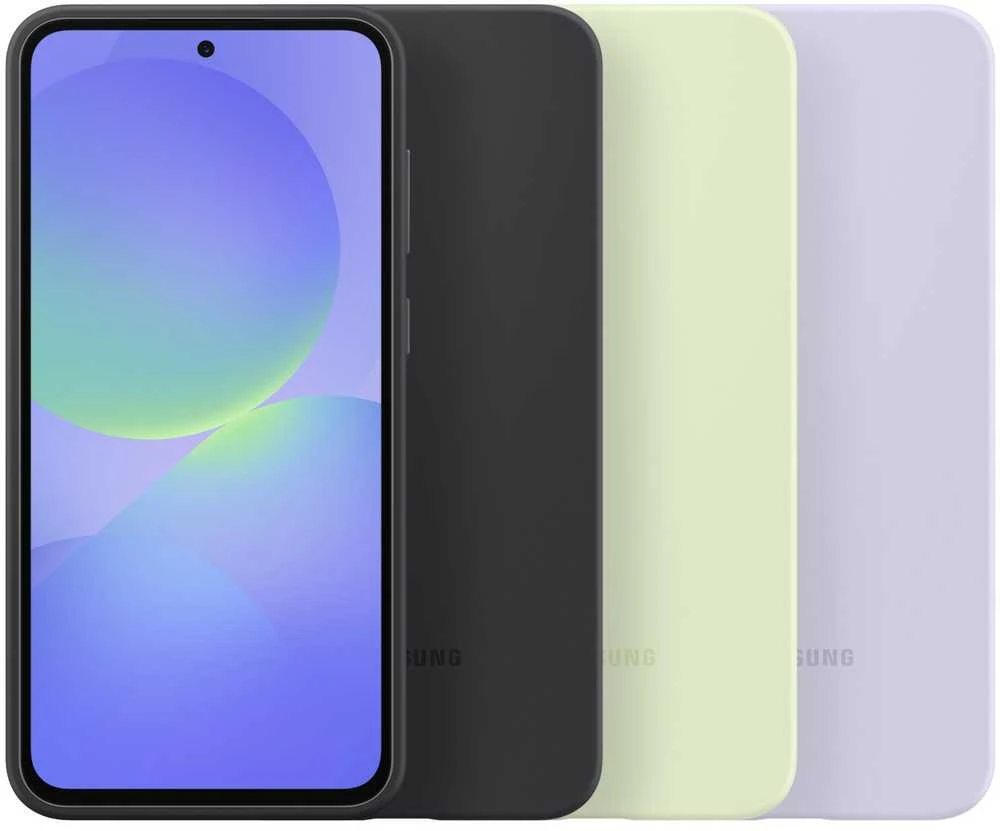 Dėklas Samsung Galaxy A36 Silicone Cover Light Žalias