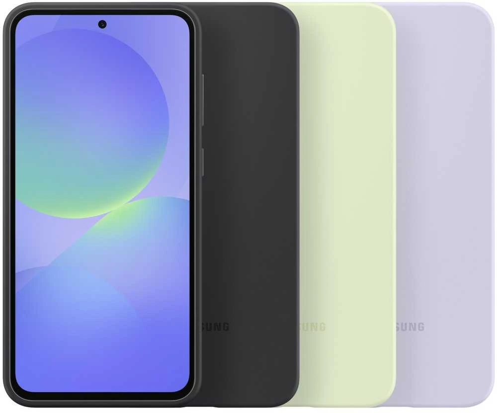 Dėklas „Samsung Galaxy A36“ silikoninis dangtelis, levanda