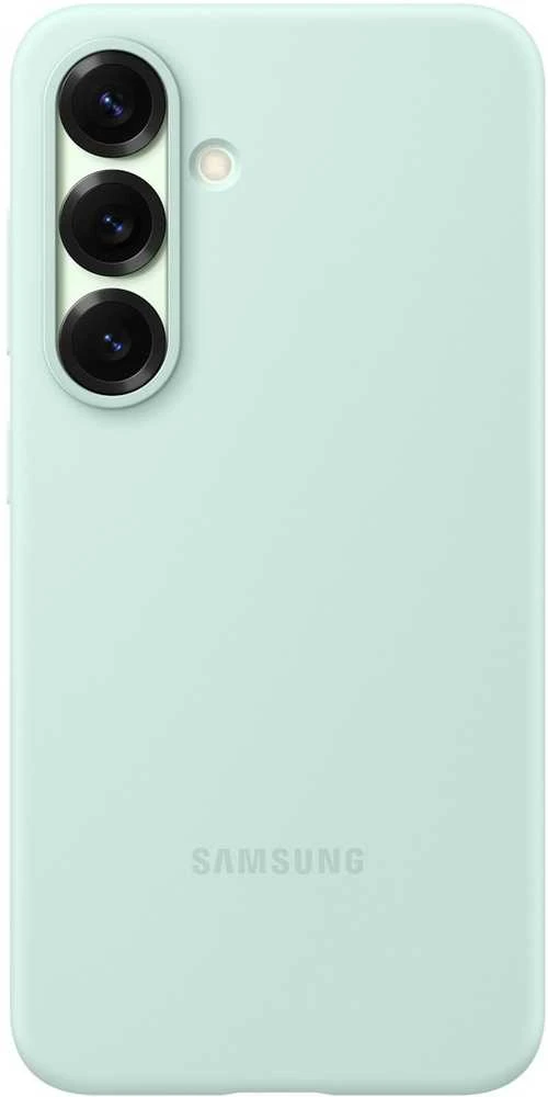 Samsung Galaxy S25 silikoninis dėklas mėtinis