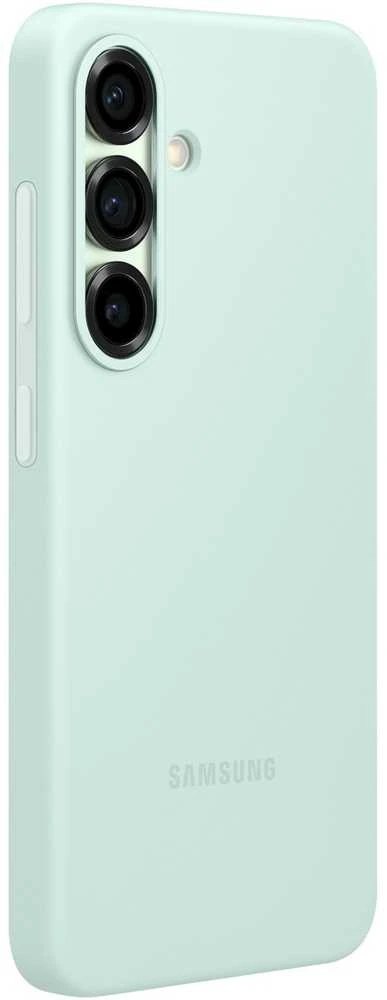 Samsung Galaxy S25 silikoninis dėklas mėtinis